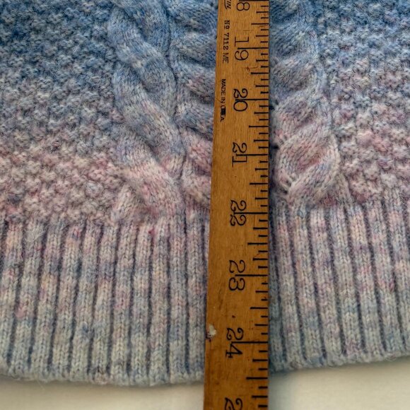 Blue and Lavender Ombre Pullover Sweater, Size Medium, by LC Lauren Conrad - Picture 10 of 11